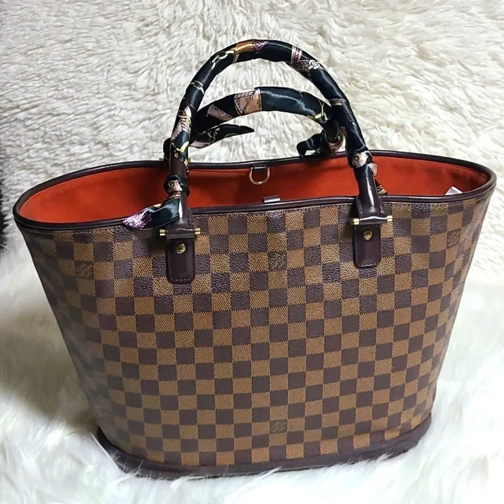 💯 AUTHENTIC Louis Vuitton Manosque Damier GM